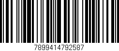 Código de barras (EAN, GTIN, SKU, ISBN): '7899414792587'