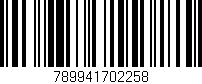 Código de barras (EAN, GTIN, SKU, ISBN): '789941702258'