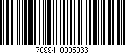 Código de barras (EAN, GTIN, SKU, ISBN): '7899418305066'