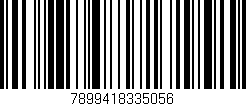 Código de barras (EAN, GTIN, SKU, ISBN): '7899418335056'