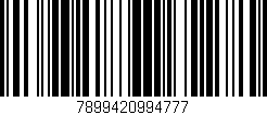 Código de barras (EAN, GTIN, SKU, ISBN): '7899420994777'