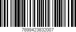 Código de barras (EAN, GTIN, SKU, ISBN): '7899423832007'