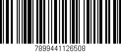 Código de barras (EAN, GTIN, SKU, ISBN): '7899441126508'