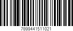 Código de barras (EAN, GTIN, SKU, ISBN): '7899441511021'