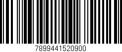 Código de barras (EAN, GTIN, SKU, ISBN): '7899441520900'