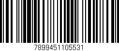 Código de barras (EAN, GTIN, SKU, ISBN): '7899451105531'