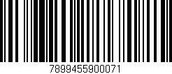 Código de barras (EAN, GTIN, SKU, ISBN): '7899455900071'