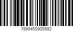 Código de barras (EAN, GTIN, SKU, ISBN): '7899455905892'