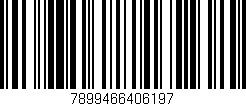 Código de barras (EAN, GTIN, SKU, ISBN): '7899466406197'