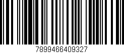 Código de barras (EAN, GTIN, SKU, ISBN): '7899466409327'
