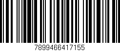 Código de barras (EAN, GTIN, SKU, ISBN): '7899466417155'