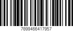 Código de barras (EAN, GTIN, SKU, ISBN): '7899466417957'