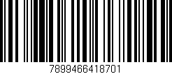 Código de barras (EAN, GTIN, SKU, ISBN): '7899466418701'