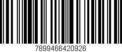 Código de barras (EAN, GTIN, SKU, ISBN): '7899466420926'