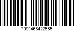 Código de barras (EAN, GTIN, SKU, ISBN): '7899466422555'