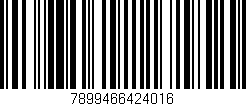 Código de barras (EAN, GTIN, SKU, ISBN): '7899466424016'