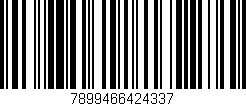 Código de barras (EAN, GTIN, SKU, ISBN): '7899466424337'