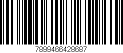 Código de barras (EAN, GTIN, SKU, ISBN): '7899466428687'
