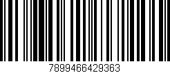 Código de barras (EAN, GTIN, SKU, ISBN): '7899466429363'