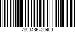 Código de barras (EAN, GTIN, SKU, ISBN): '7899466429400'