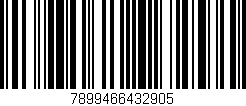 Código de barras (EAN, GTIN, SKU, ISBN): '7899466432905'