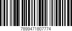Código de barras (EAN, GTIN, SKU, ISBN): '7899471807774'