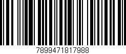 Código de barras (EAN, GTIN, SKU, ISBN): '7899471817988'