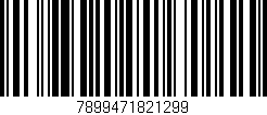 Código de barras (EAN, GTIN, SKU, ISBN): '7899471821299'