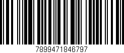 Código de barras (EAN, GTIN, SKU, ISBN): '7899471846797'