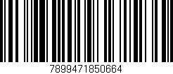 Código de barras (EAN, GTIN, SKU, ISBN): '7899471850664'