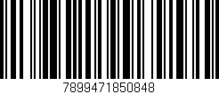 Código de barras (EAN, GTIN, SKU, ISBN): '7899471850848'