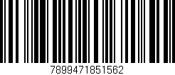 Código de barras (EAN, GTIN, SKU, ISBN): '7899471851562'