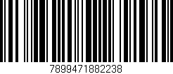 Código de barras (EAN, GTIN, SKU, ISBN): '7899471882238'