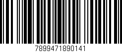 Código de barras (EAN, GTIN, SKU, ISBN): '7899471890141'