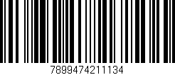Código de barras (EAN, GTIN, SKU, ISBN): '7899474211134'