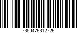 Código de barras (EAN, GTIN, SKU, ISBN): '7899475612725'