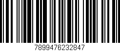 Código de barras (EAN, GTIN, SKU, ISBN): '7899476232847'
