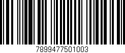 Código de barras (EAN, GTIN, SKU, ISBN): '7899477501003'