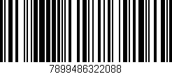 Código de barras (EAN, GTIN, SKU, ISBN): '7899486322088'