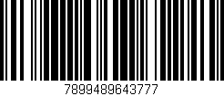 Código de barras (EAN, GTIN, SKU, ISBN): '7899489643777'