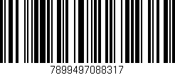 Código de barras (EAN, GTIN, SKU, ISBN): '7899497088317'