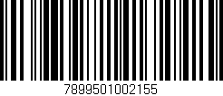 Código de barras (EAN, GTIN, SKU, ISBN): '7899501002155'