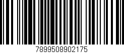 Código de barras (EAN, GTIN, SKU, ISBN): '7899508902175'