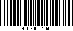 Código de barras (EAN, GTIN, SKU, ISBN): '7899508902847'