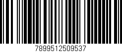 Código de barras (EAN, GTIN, SKU, ISBN): '7899512509537'