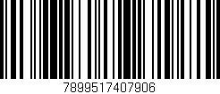 Código de barras (EAN, GTIN, SKU, ISBN): '7899517407906'