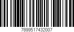 Código de barras (EAN, GTIN, SKU, ISBN): '7899517432007'