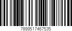 Código de barras (EAN, GTIN, SKU, ISBN): '7899517467535'