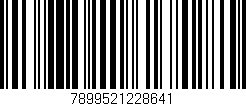 Código de barras (EAN, GTIN, SKU, ISBN): '7899521228641'