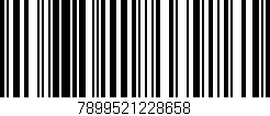 Código de barras (EAN, GTIN, SKU, ISBN): '7899521228658'